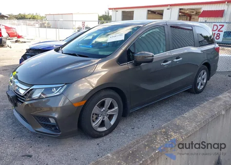 2020 Honda Odyssey Ex z USA, uszkodzony, nr VIN 5FNRL6H50LB054647